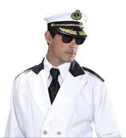 Cruiseship Captain Luxe Kapiteinspet -Kostuum Markt 0186s c 2