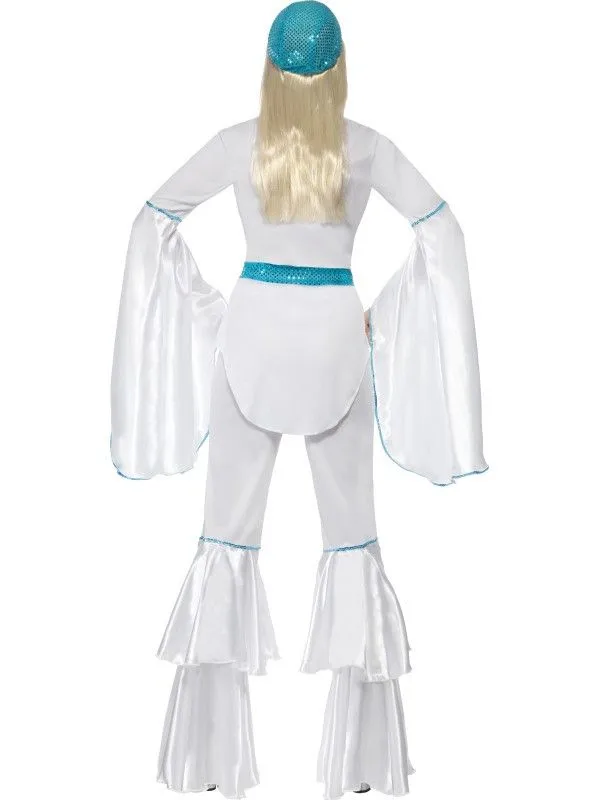 Abba Zangeres Vrouw Kostuum 2 Abba Zangeres Vrouw Kostuum - Afbeelding 2