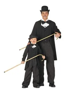 Charlie Uit De Stomme Film Kind Jongen Kostuum -Kostuum Markt 3463 004