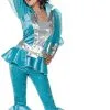 Zweedse Mamma Mia Luxe Aqua Vrouw Kostuum