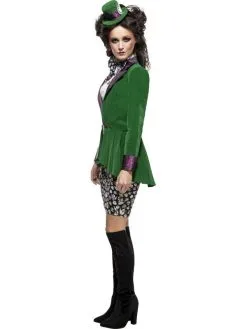 Keurige Excentrieke Mad Hatter Jurk Vrouw -Kostuum Markt 44532 s 20