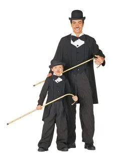 Charlie Uit De Stomme Film Volwassen Man Kostuum -Kostuum Markt 5463005