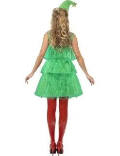 Kerstboom Jurk Vrouw -Kostuum Markt 73814c 18