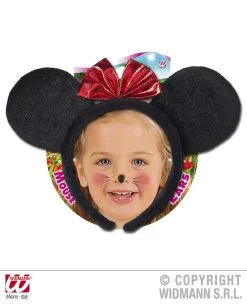 Haarband Muis Oren -Kostuum Markt 9435y e 2