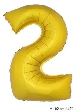 Ballon Nummer 2 Goud