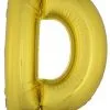 Letterballon D Goud