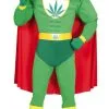 Marihuana Superheld Man Kostuum