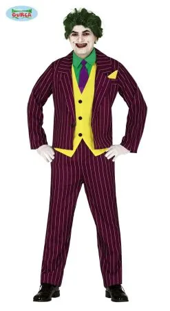 Grootste Schurk Van Gotham The Joker Man Kostuum