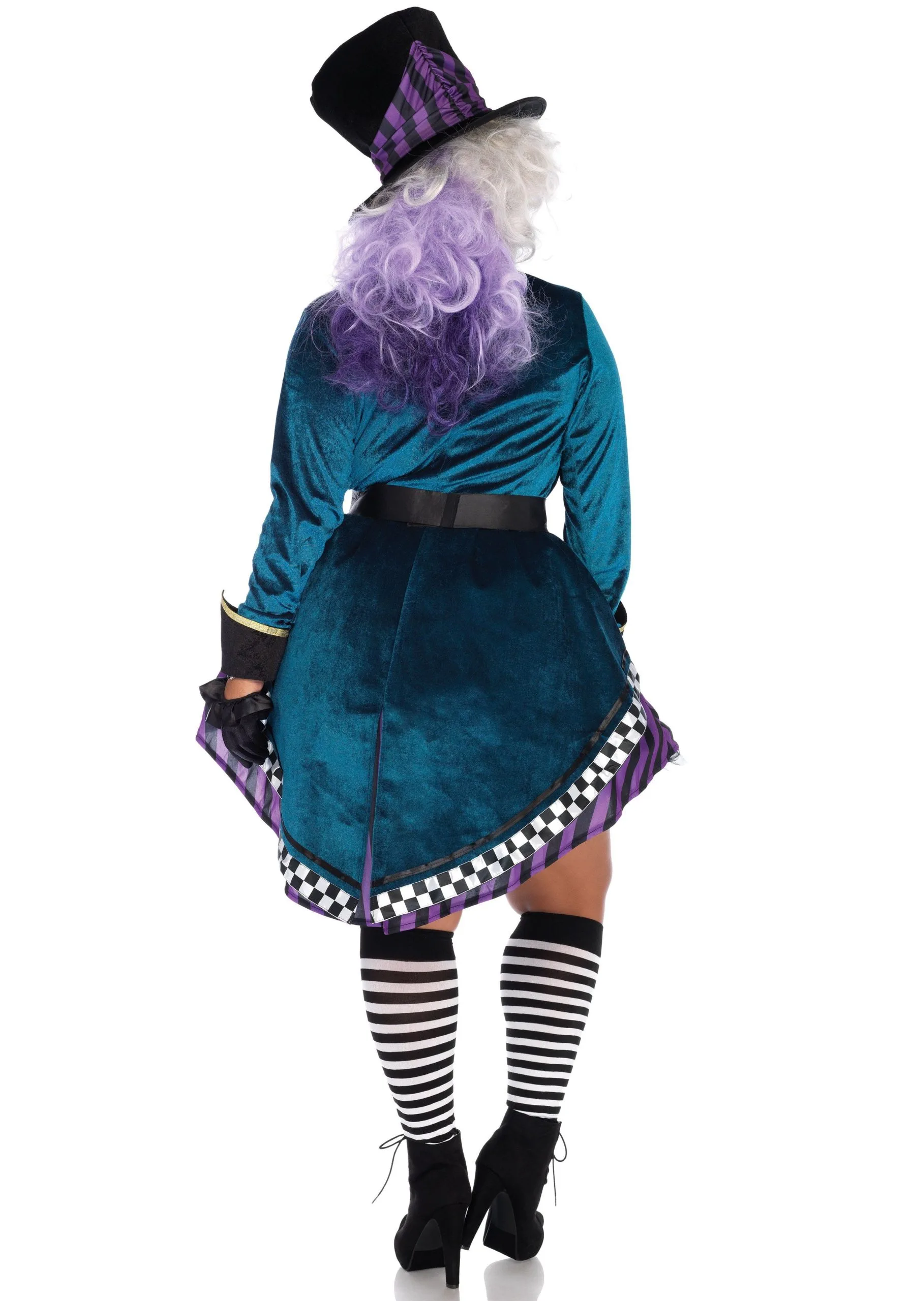 Plus Size Mad Hatter Vrouw Kostuum 2 Plus Size Mad Hatter Vrouw Kostuum - Afbeelding 2