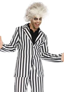 Beetlejuice Boss Zwart Wit Gestreept Man Kostuum 5 Beetlejuice Boss Zwart Wit Gestreept Man Kostuum -Kostuum Markt leg 2018 86753 007 3 22