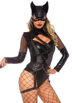 Villainess Vixen Catwoman Vrouw Kostuum