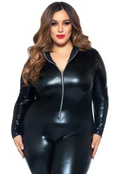 Sexy Kittige Kattenvrouw Plus Size Kostuum