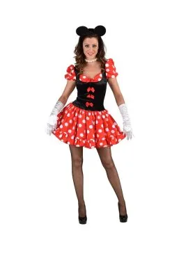 Tekenfilm Muis Minnie Vrouw Kostuum