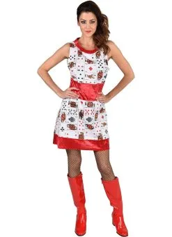 Poker Joker Kaartset Jurk Vrouw