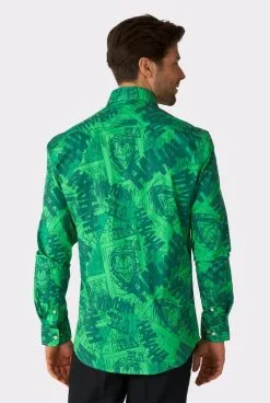 Why So Seriousthe Joker Groen Blouse Man -Kostuum Markt ossm 1005 3 12