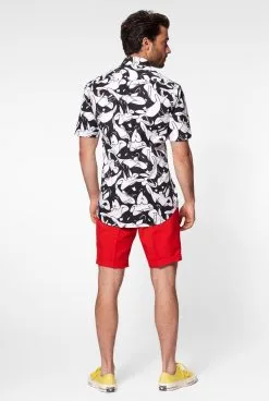 Alacazam Daffy Duck Blouse Zwart Wit Man -Kostuum Markt osss 1005 6 10