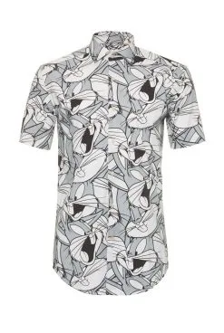 Whats Up Doc Bugs Bunny Blouse Zwart Wit Man -Kostuum Markt osss 1006 6 14