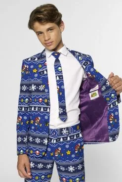 Playfull Merry Mario Opposuit Jongen Kostuum -Kostuum Markt ostb 0020 3 11