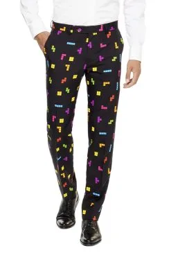 Kleurig Tetris Blokken Computerspel Man Kostuum 13 Kleurig Tetris Blokken Computerspel Man Kostuum -Kostuum Markt osui 0081 04 12