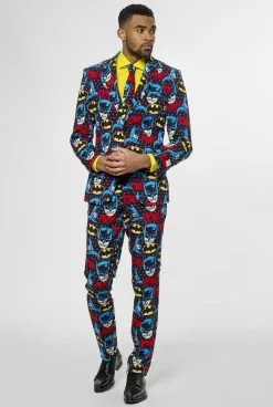 The Dark Knight Comics Batman Strip Kostuum -Kostuum Markt osui 0094 3 12