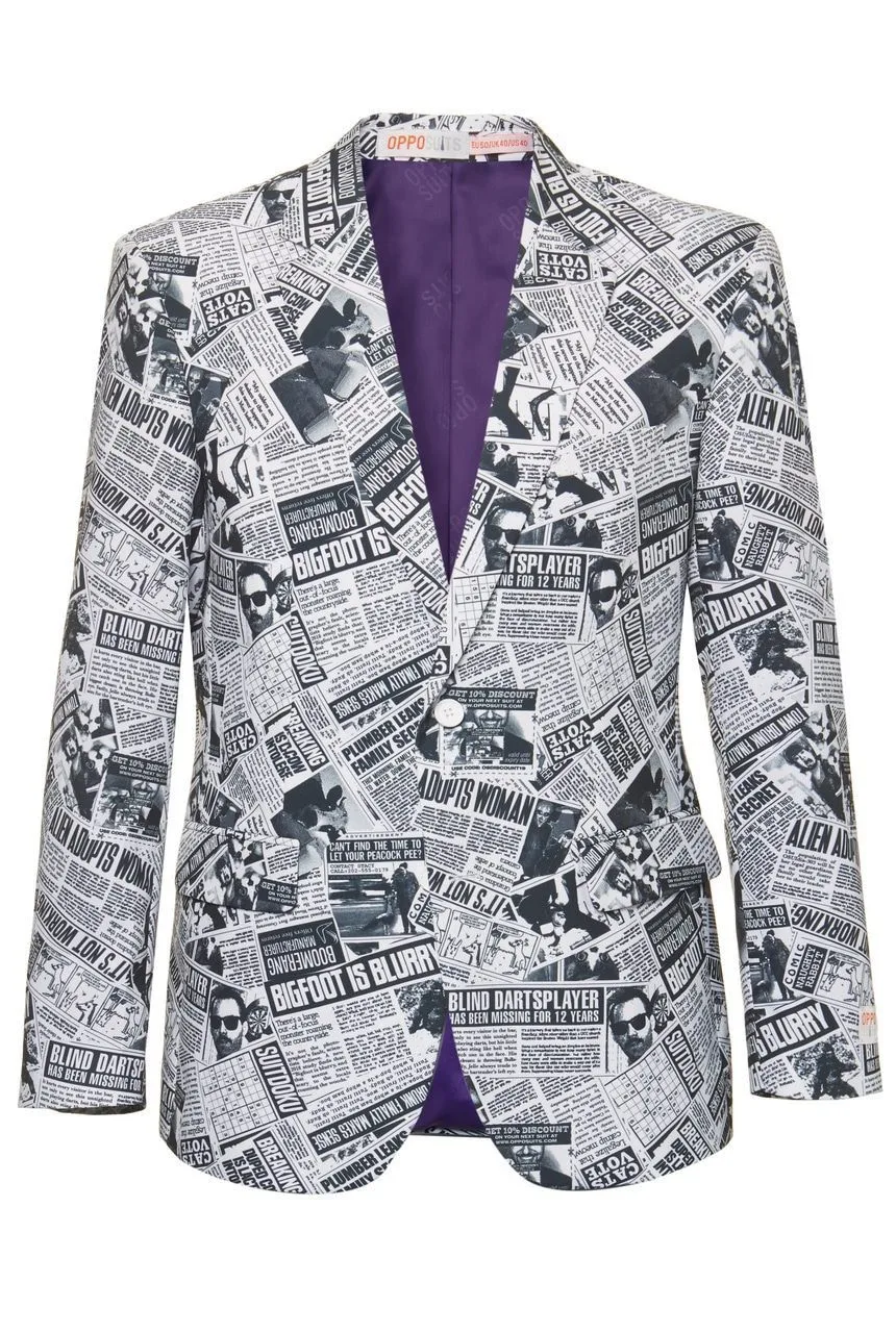 Voorpagina Nieuws Man Kostuum 9 Voorpagina Nieuws Man Kostuum - Afbeelding 9