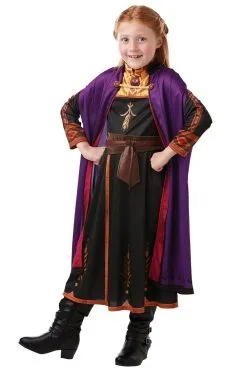 Allerbeste Dappere Zus Anna Frozen Meisje Kostuum