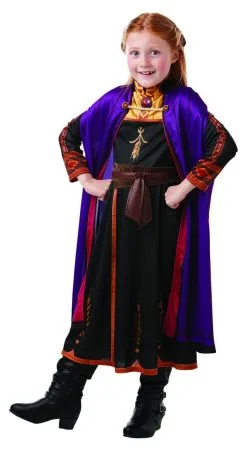 Heldhaftige En Voor Niets Bange Anna Frozen Meisje Kostuum