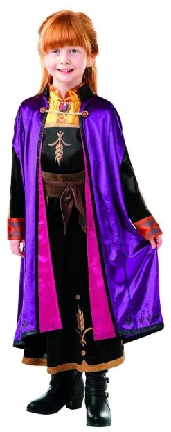 Op Zoek Naar Avontuur Dappere Anna Deluxe Dress Frozen Meisje Kostuum