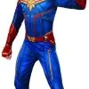 Captain Marvel Hero Suit Classic Jongen Kostuum