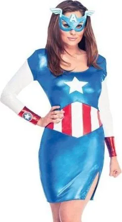 Verleidelijke Miss America Dream Metallic Vrouw Kostuum -Kostuum Markt rub 2020 3880956 6 11