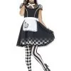 Gotische Alice In Wonderland Vrouw Kostuum