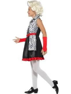 Kleine Slechte Cruella De Vil Meisje Kostuum -Kostuum Markt smf2018 49696 4 25