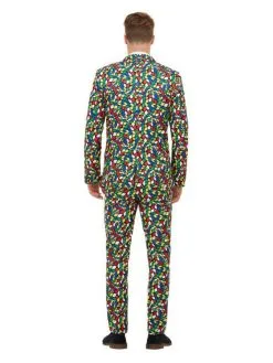Kleurige Blokjes Rubiks Kubus Man Kostuum -Kostuum Markt smf2019 40389 3 21