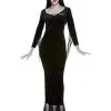 Addams Family Morticia Vrouw Kostuum