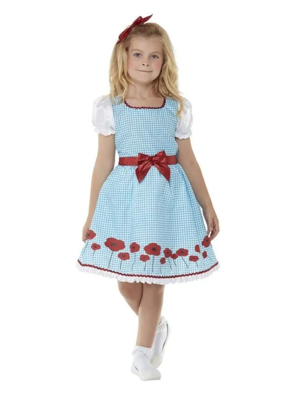 Luxe Engels Boerenmeisje Kostuum 2 Luxe Engels Boerenmeisje Kostuum - Afbeelding 2