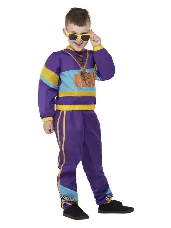 80s Relax Stoere Freestyle Rapper Jongen Kostuum 2 80s Relax Stoere Freestyle Rapper Jongen Kostuum - Afbeelding 2