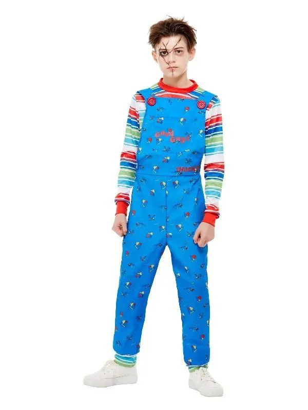 Jaloerse Vriend Pop Chucky Jongen Kostuum 2 Jaloerse Vriend Pop Chucky Jongen Kostuum - Afbeelding 2