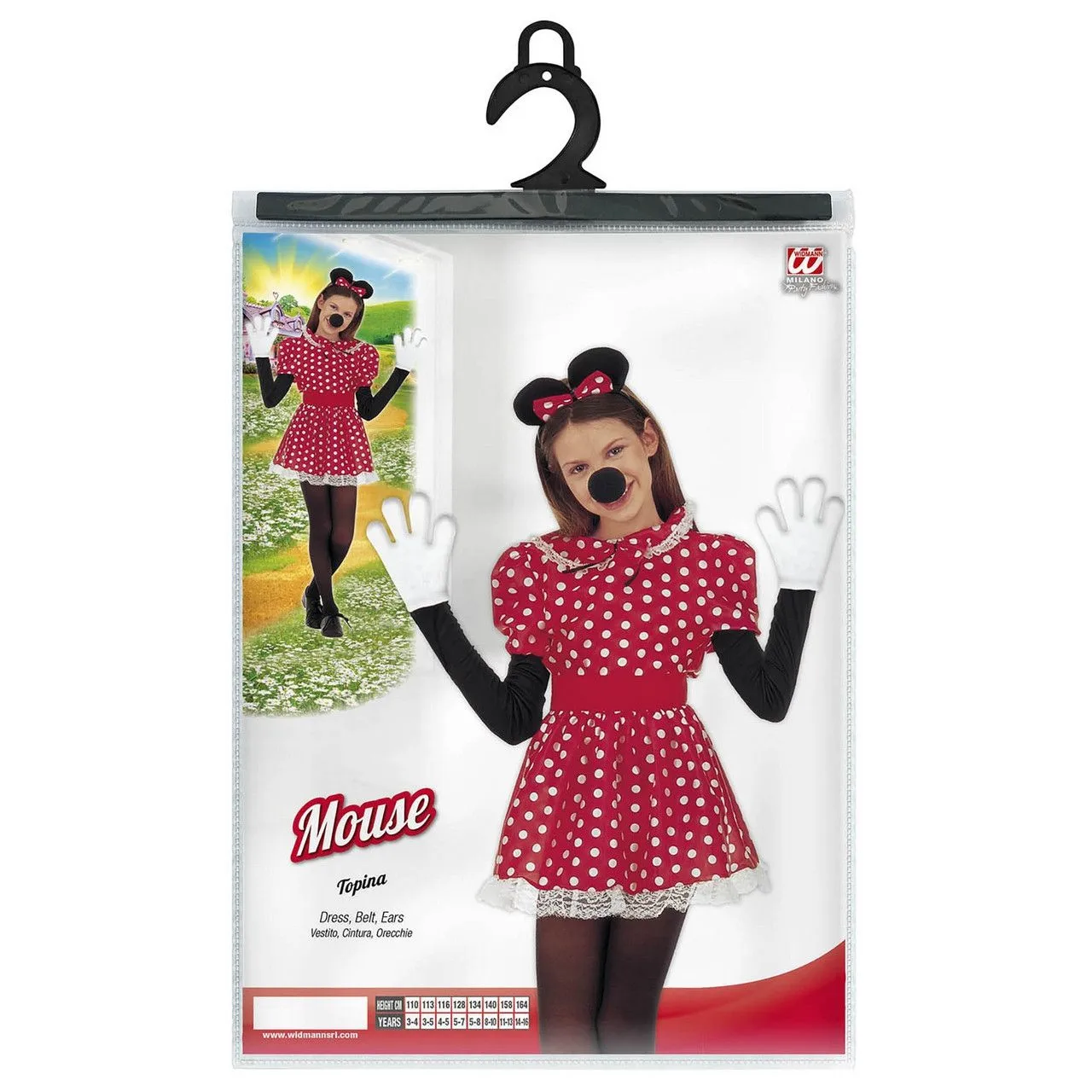 Stijlvolle Muis Meisje Kostuum 2 Stijlvolle Muis Meisje Kostuum - Afbeelding 2