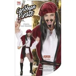 Caribische Piraat Jack Sparrow Kostuum Man -Kostuum Markt wdm1014 5846 d 16