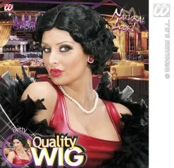 Pruik, Betty Zwart -Kostuum Markt wdm1014 f0746 c