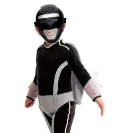 Power Ranger Robotmasker Kind, Zwart -Kostuum Markt wdm1516 04862 c 1