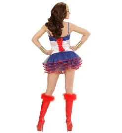 Amerikaanse Super Hero Meisje Vrouw Kostuum -Kostuum Markt wdm1516 49026 c 9