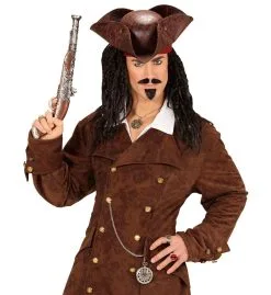 Piraten Accessoire Zakhorloge Luxe Ketting En Schedels -Kostuum Markt wdm1617 46752 c