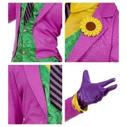 Belachelijk Dwaze Joker Man Kostuum -Kostuum Markt wdm 2018 0802 4 10