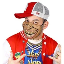 Kinmasker Rapper Gouden Tanden -Kostuum Markt wdm 2019 01145 3