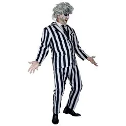 Streepjes Beetlejuice Spook Man Kostuum -Kostuum Markt wdm 2019 019d 4 9