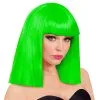 Pruik Showgirl Steil Haar Neon Groen