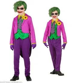 Ondeugende Joker Junior Jongen Kostuum -Kostuum Markt wdm 2021 080b 5 6