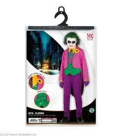 Ondeugende Joker Junior Jongen Kostuum -Kostuum Markt wdm 2021 080b 6 6