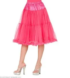 Knielange Tulle Rok Petticoat 65 Centimeter Roze Vrouw -Kostuum Markt wdm 2021 10357 3 2